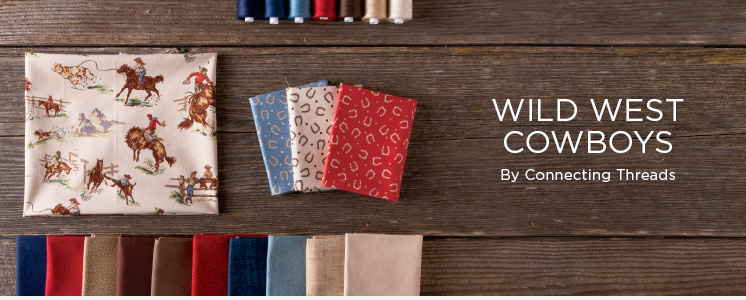 Wild West Cowboys Quilting Fabric Collection Wild West Cowboys Quilting Fabric Collection