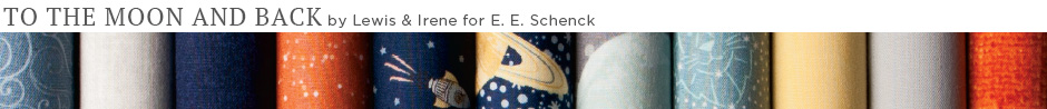 To The Moon And Back Quilt Fabric