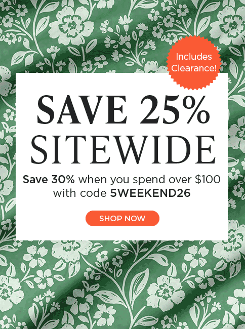 Up to 30% off sitewide