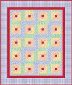 Log Cabin Quilt Pattern How To Make One Connecting Threads