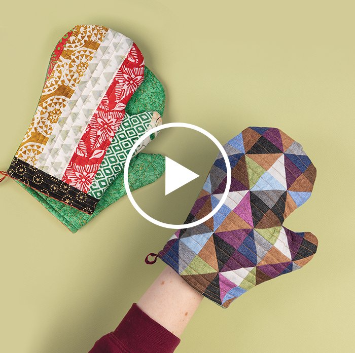 How To Make A Scrappy Oven Mitt