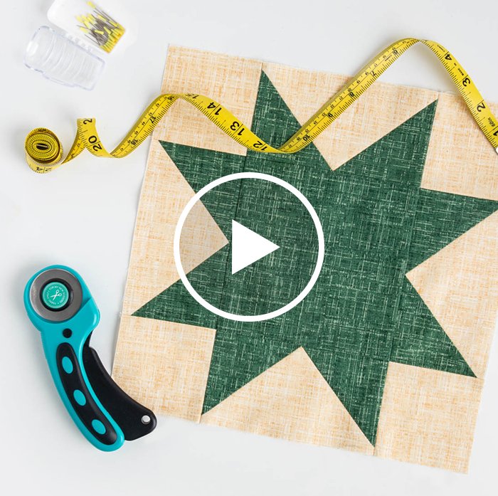 How to Sew a Sawtooth Star Block