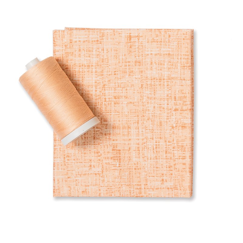 Cantaloupe Orange Color Fabric & Thread