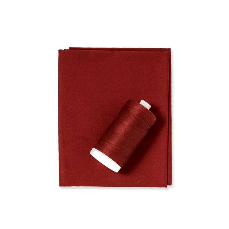 Merlot Red Color Fabric & Thread