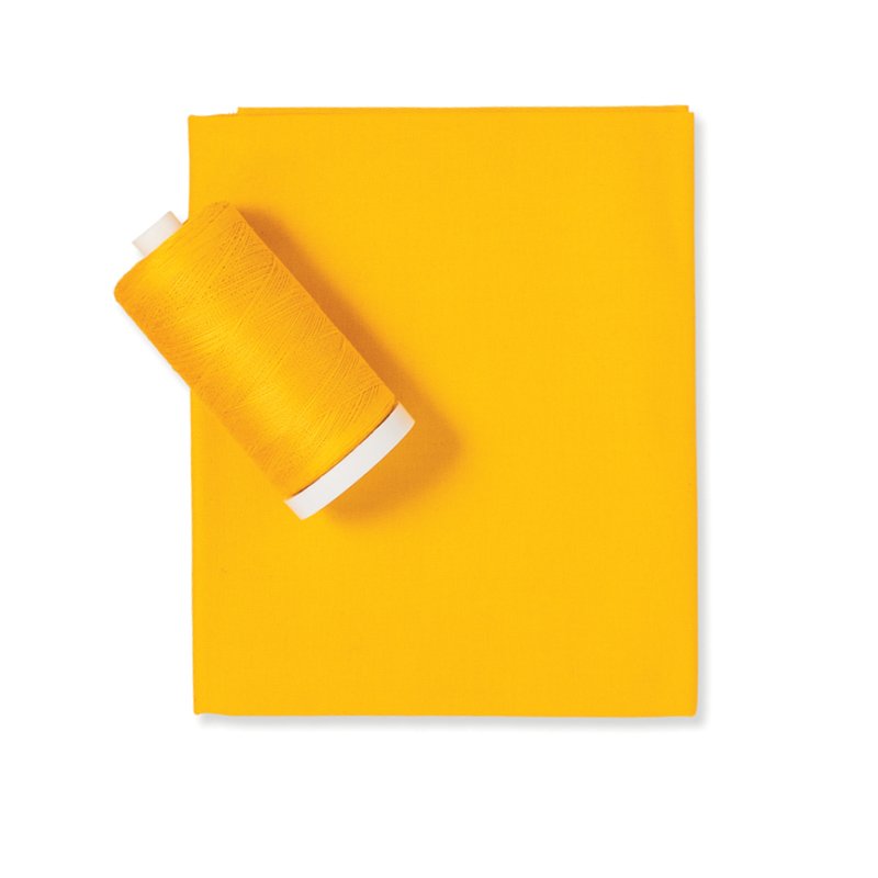 Marigold Yellow Color Fabric & Thread