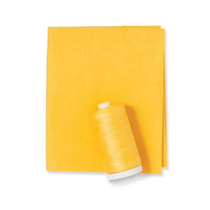 Lemon Chiffon Yellow Color Fabric & Thread