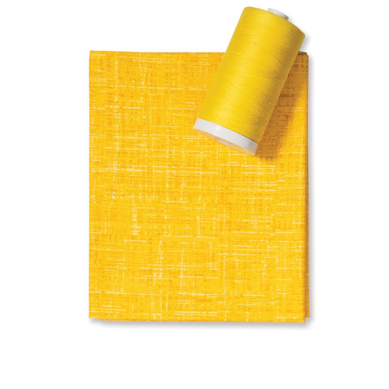 Lemon Yellow Color Fabric & Thread
