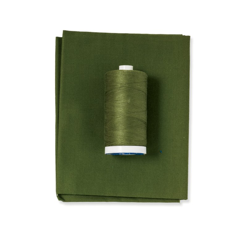 Herb Green Color Fabric & Thread