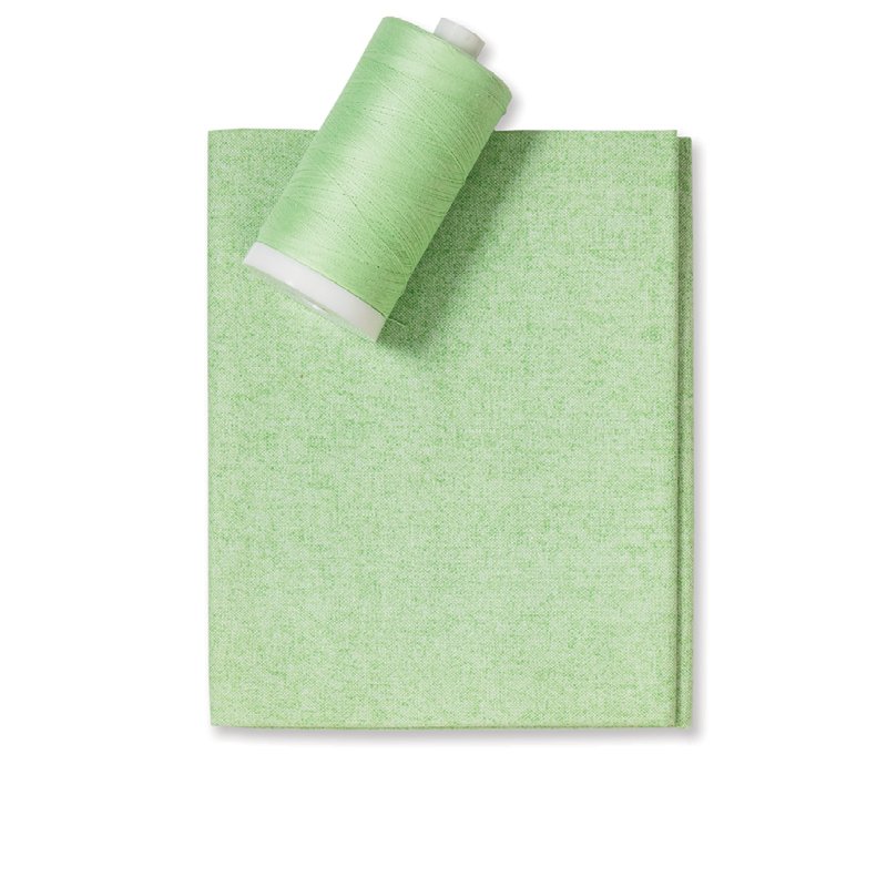 Pistachio Green Color Fabric & Thread