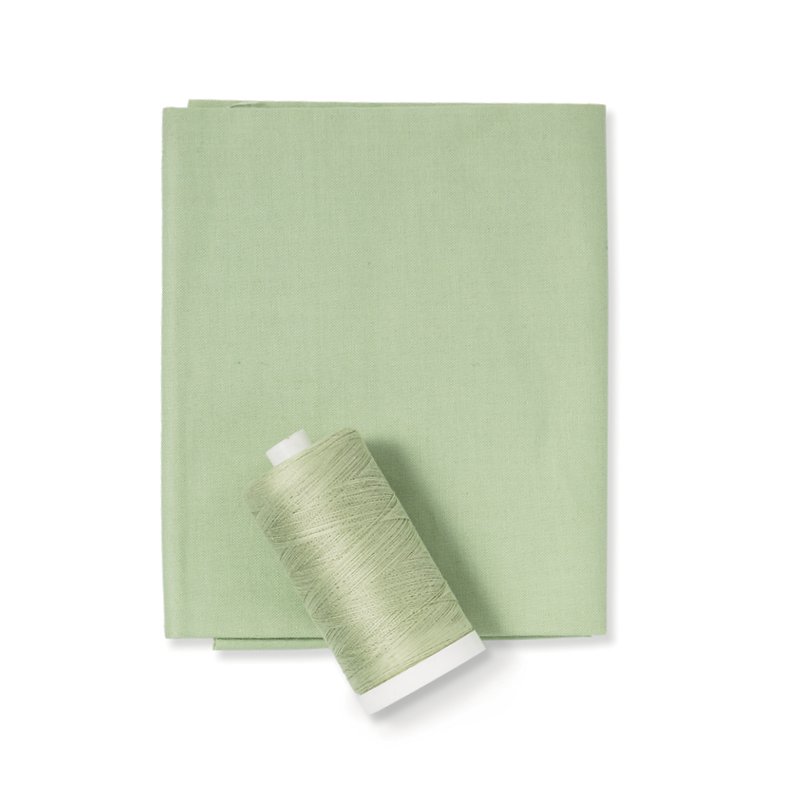 Aloe Green Color Fabric & Thread