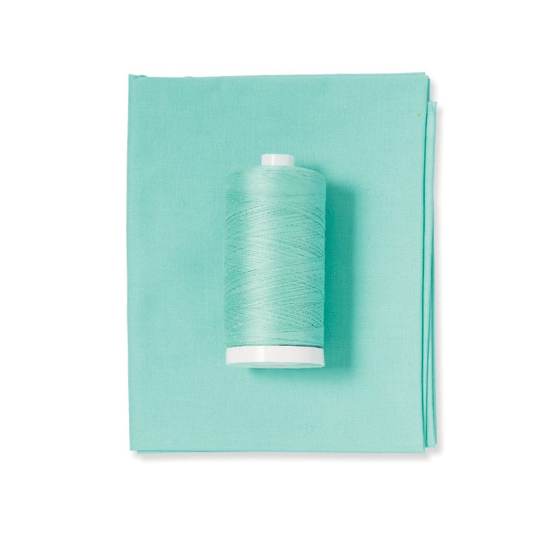 Sea Glass Aqua Mint Color Fabric & Thread