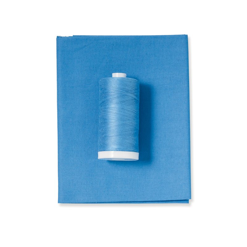 Harbor Blue Color Fabric & Thread