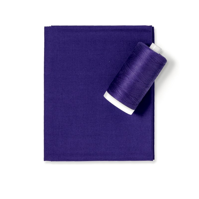 Royal Purple Color Fabric & Thread