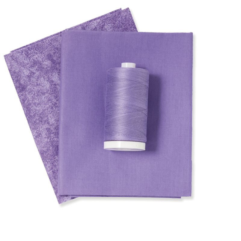 Hydrangea Purple Color Fabric & Thread