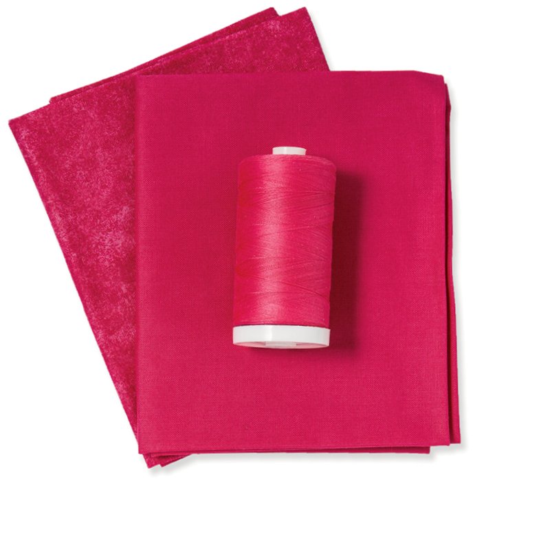 Magenta Pink Color Fabric & Thread