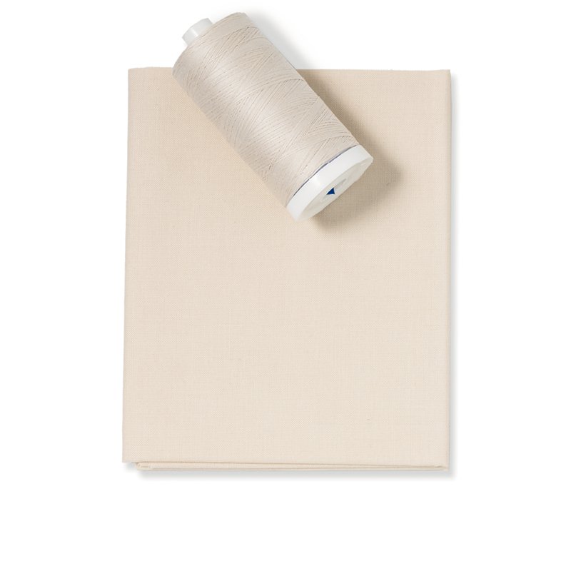 Natural Cream Color Fabric & Thread