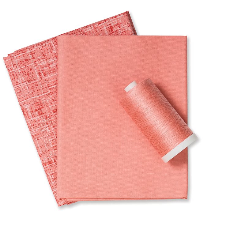 Carnation Pink Color Fabric & Thread