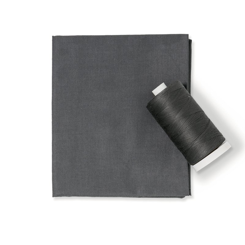 Charcoal Grey Color Fabric & Thread