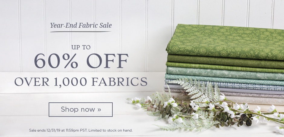 Year End Fabric Sale