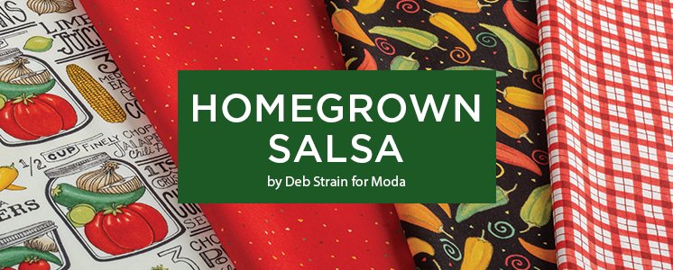 Homegrown Salsa by Deb Strain for Moda