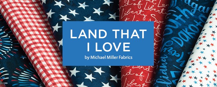 Land That I Love by Michael Miller Fabrics