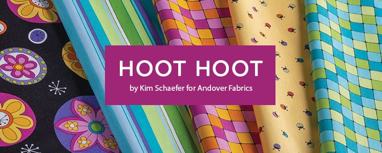 Hoot Hoot by Kim Schaefer for Andover Fabrics