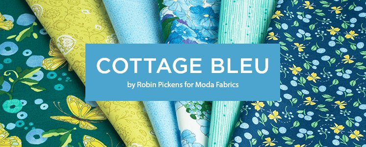 Cottage Bleu by Robin Pickens for Moda Fabrics