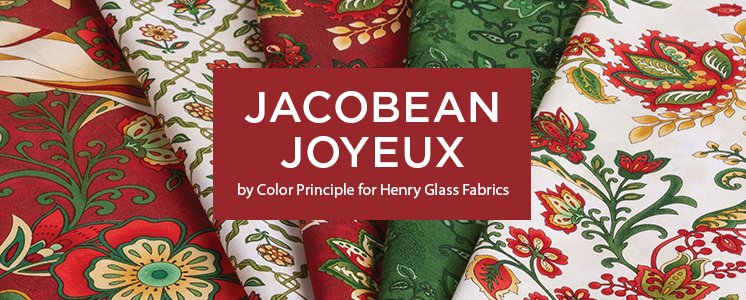 Jacobean Joyeux by Color Principle for Henry Glass Fabrics