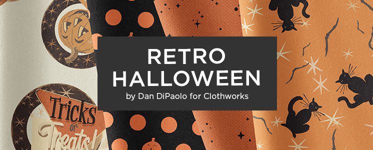 Retro Halloween by Dan DiPaolo for Clothworks