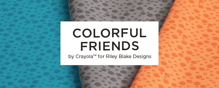 Colorful Friends by Crayola for Riley Blake Designs