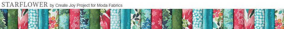 Starflower Christmas by Create Joy Project for Moda Fabrics