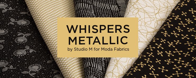Whispers Metallic by Studio M for Moda Fabrics