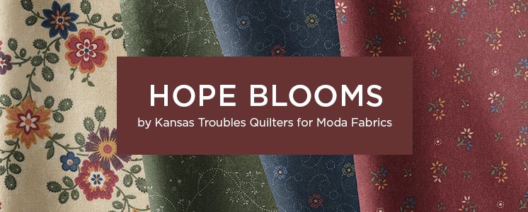 Hope Blooms by Kansas Troubles Quilters for Moda Fabrics