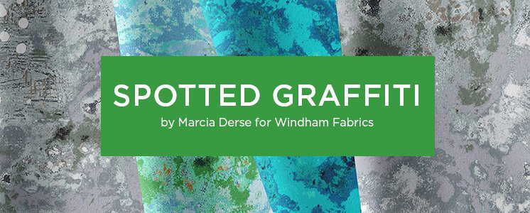 Spotted Graffiti by Marcia Derse for Windham Fabrics