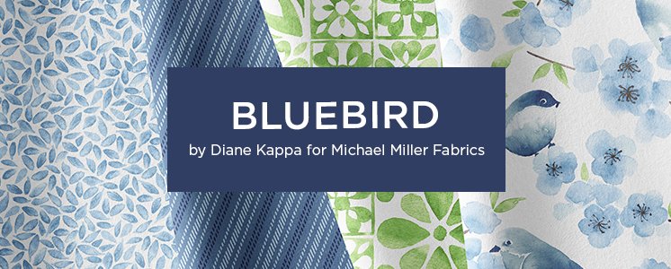 Bluebird by Diane Kappa for Michael Miller Fabrics
