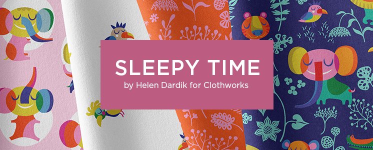 Sleepy Time by Helen Dardik for Clothworks
