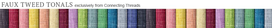 Faux Tweed Tonals from Connecting Threads