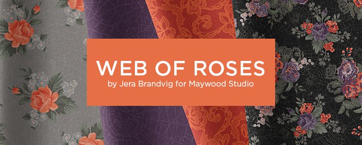 Web of Roses by Jera Brandvig for Maywood Studio