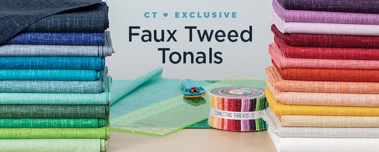 Faux Tweed Tonals from Connecting Threads
