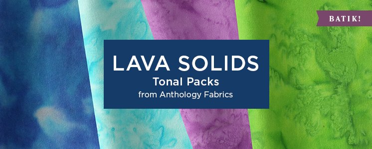 Lava Solids Tonal from Anthology Fabrics