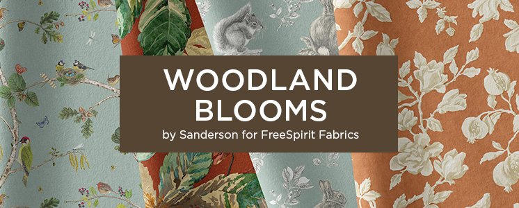 Woodland Blooms by Sanderson for FreeSpirit Fabrics