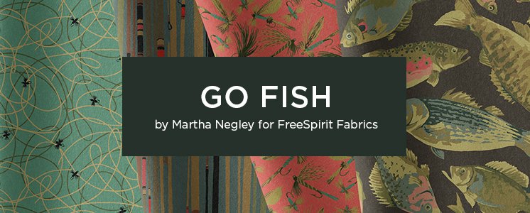 Go Fish by Martha Negley for FreeSpirit Fabrics