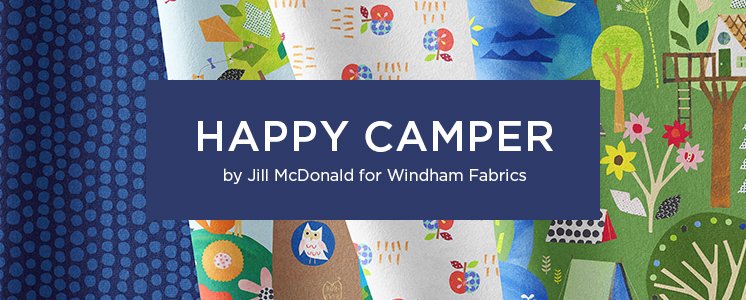 Happy Camper by Jill McDonald for Windham Fabrics