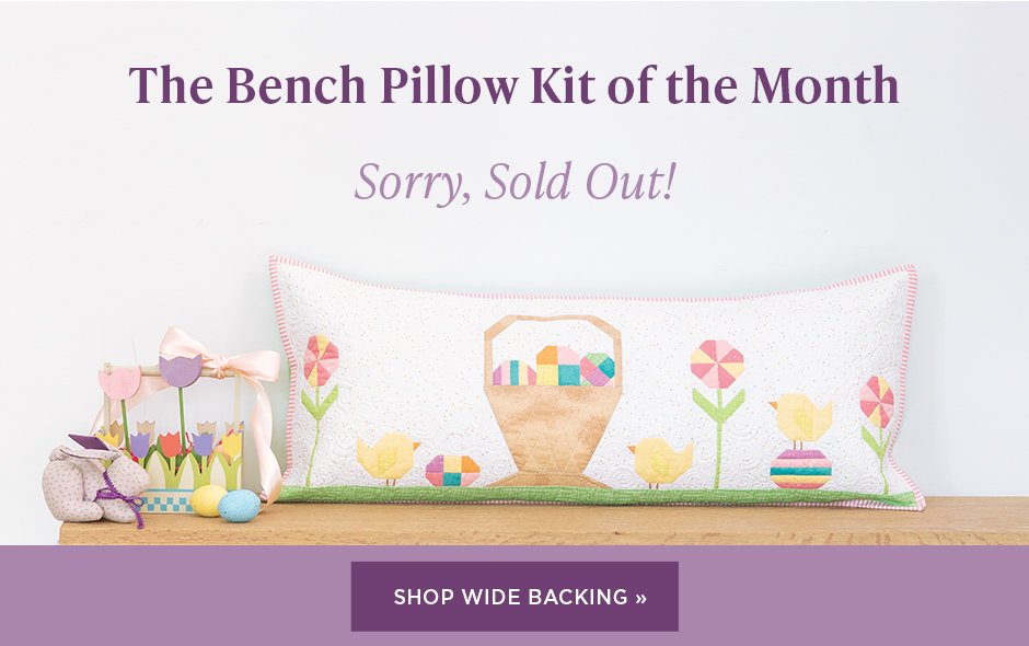 Bench Pillow Kit