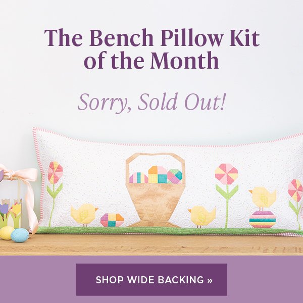 Bench Pillow Kit