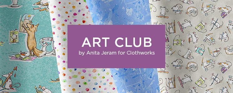 Art Club by Anita Jeram for Clothworks