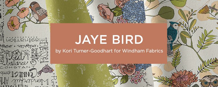 Jaye Bird by Kori Turner-Goodhart for Windham Fabrics