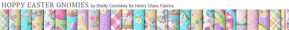 Hoppy Easter Gnomies by Shelly Comiskey for Henry Glass Fabrics