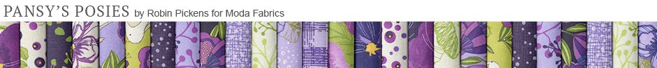 Pansy's Posies by Robin Pickens for Moda Fabrics