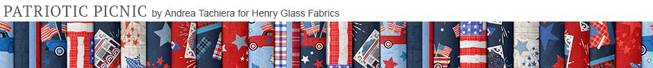 Patriotic Picnic by Andrea Tachiera for Henry Glass Fabrics
